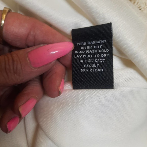 Sharango Boho lined crochet sleeveless swing dress 12 - Picture 5 of 5